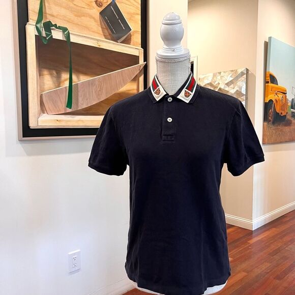 COTTON POLO WITH WEB AND FELINE HEAD Unisex - Picture 2 of 9